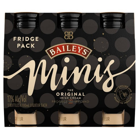Baileys Minis Original Irish Cream (3 pack) 100ml
