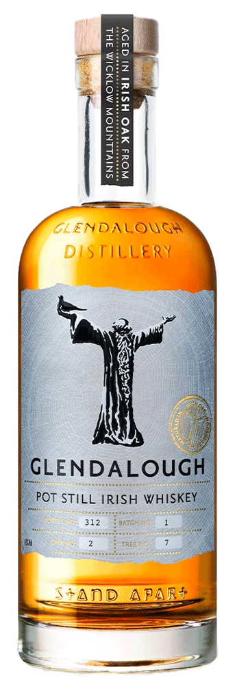Glendalough Pot Still Wicklow-grown Irish Oak Whiskey 750ml