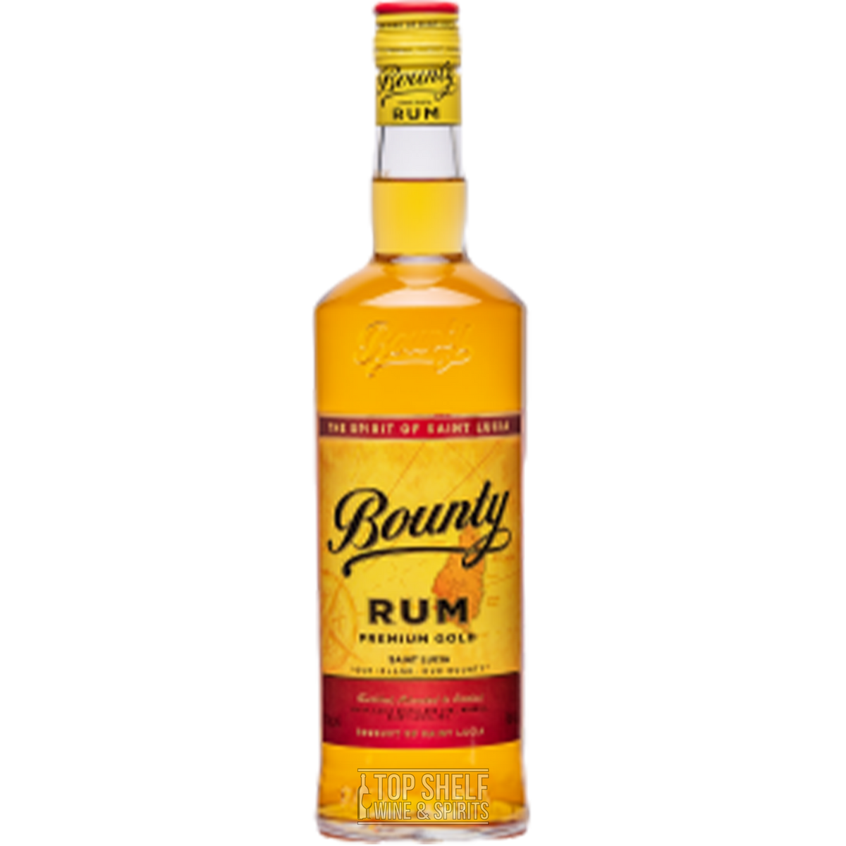 Bounty Gold 750 ml rum bottle