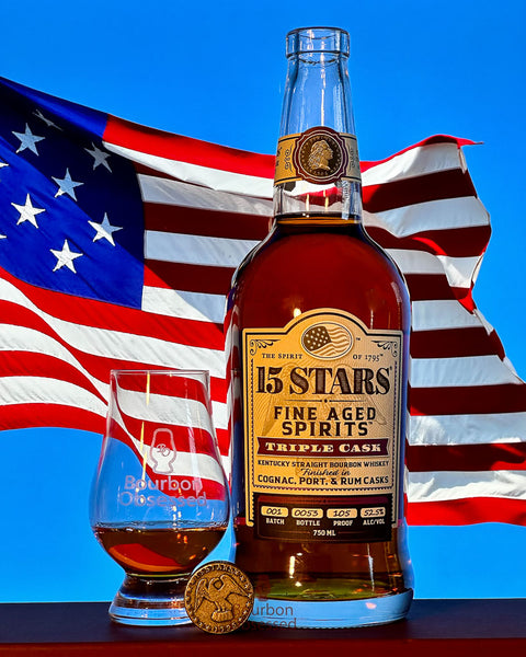 15 Stars Fine Aged Spirits Triple Finished in Cognac Port and Rum Casks (Batch 1) 750 ml