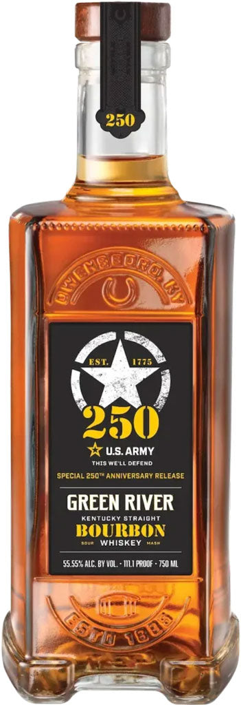 Green River US Army 250th Anniversary Release Kentucky Straight Bourbon 750ml bottle