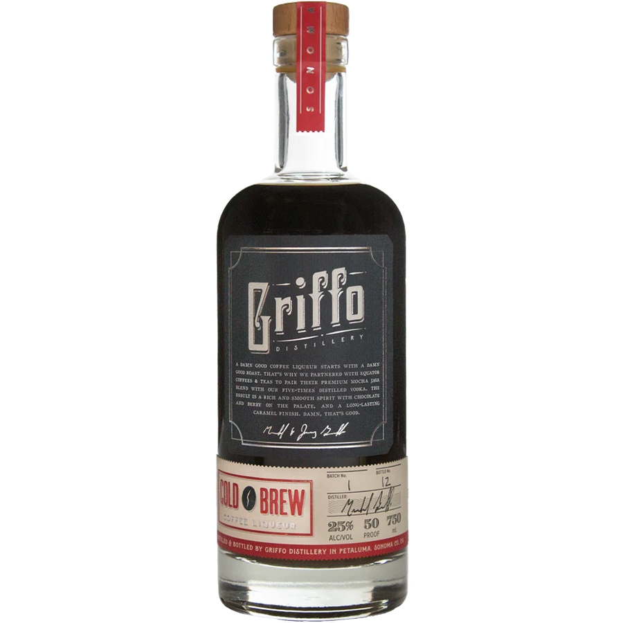 Griffo Cold Brew Coffee Liqueur 750ml bottle