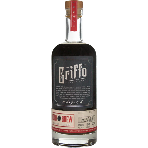 Griffo Cold Brew Coffee Liqueur 750ml bottle