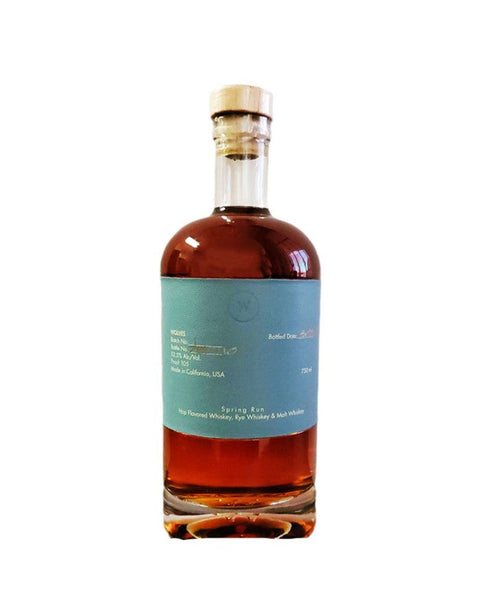 Wolves Whiskey Spring Run blend of stout, pilsner and rye whiskey 750ml