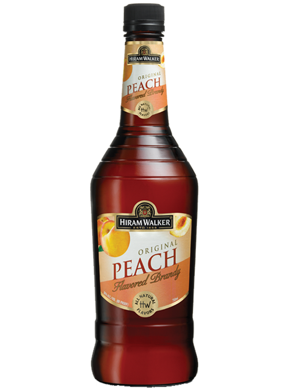 Hiram Walker Peach Original Flavored Brandy 750 ml