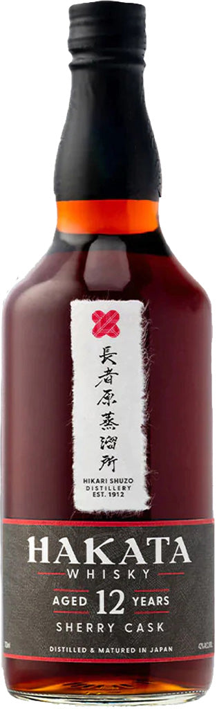 Hakata 12 Year Sherry Cask Whisky 700ml