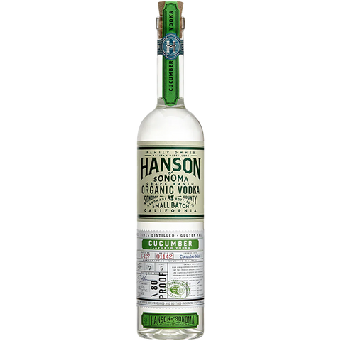 Hanson of Sonoma Organic Cucumber Vodka 750 ml bottle