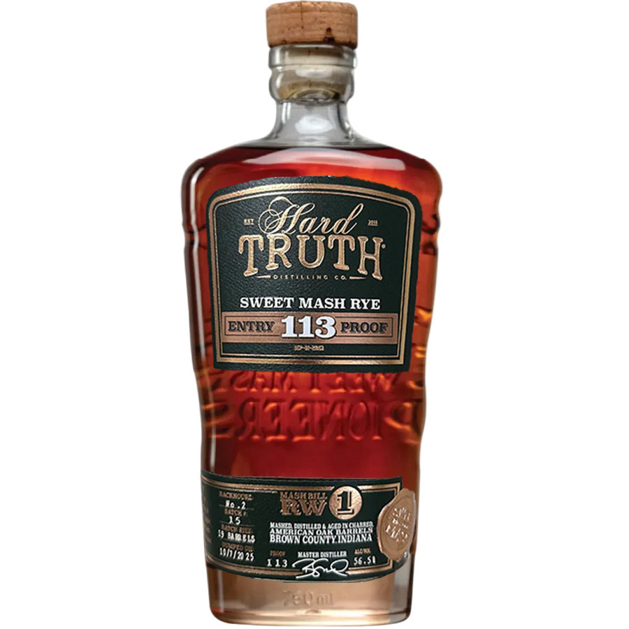 Hard Truth Sweet Mash Rye 113 Proof 750 ml bottle