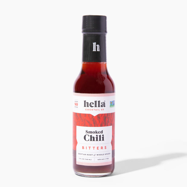 Hella Hella Smoked Chili Cocktail Bitters 5 oz
