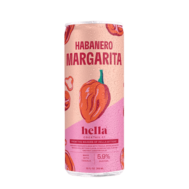 Hella Cocktails Co Habanero Margarita 4 Pack 12 FL
