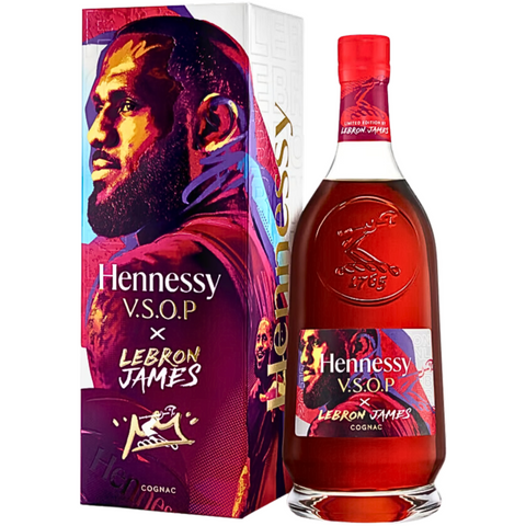 Hennessy VSOP x LeBron James limited edition cognac and box 750ml