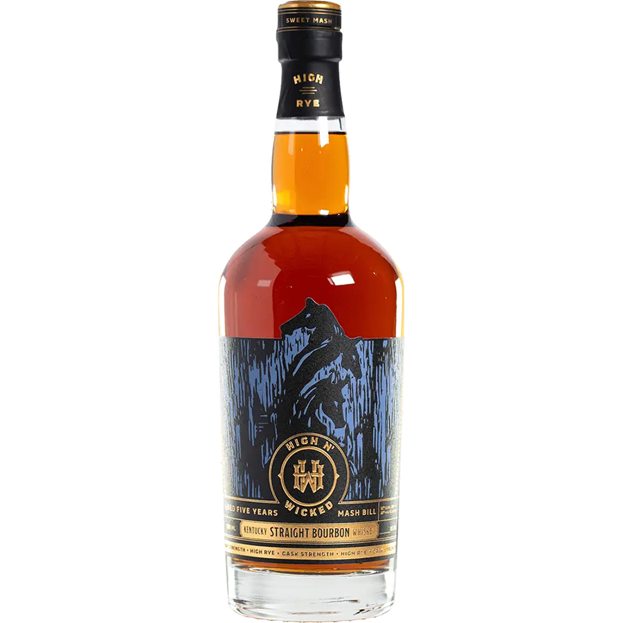 High N Wicked Cask Strength Straight Bourbon 750ml bottle
