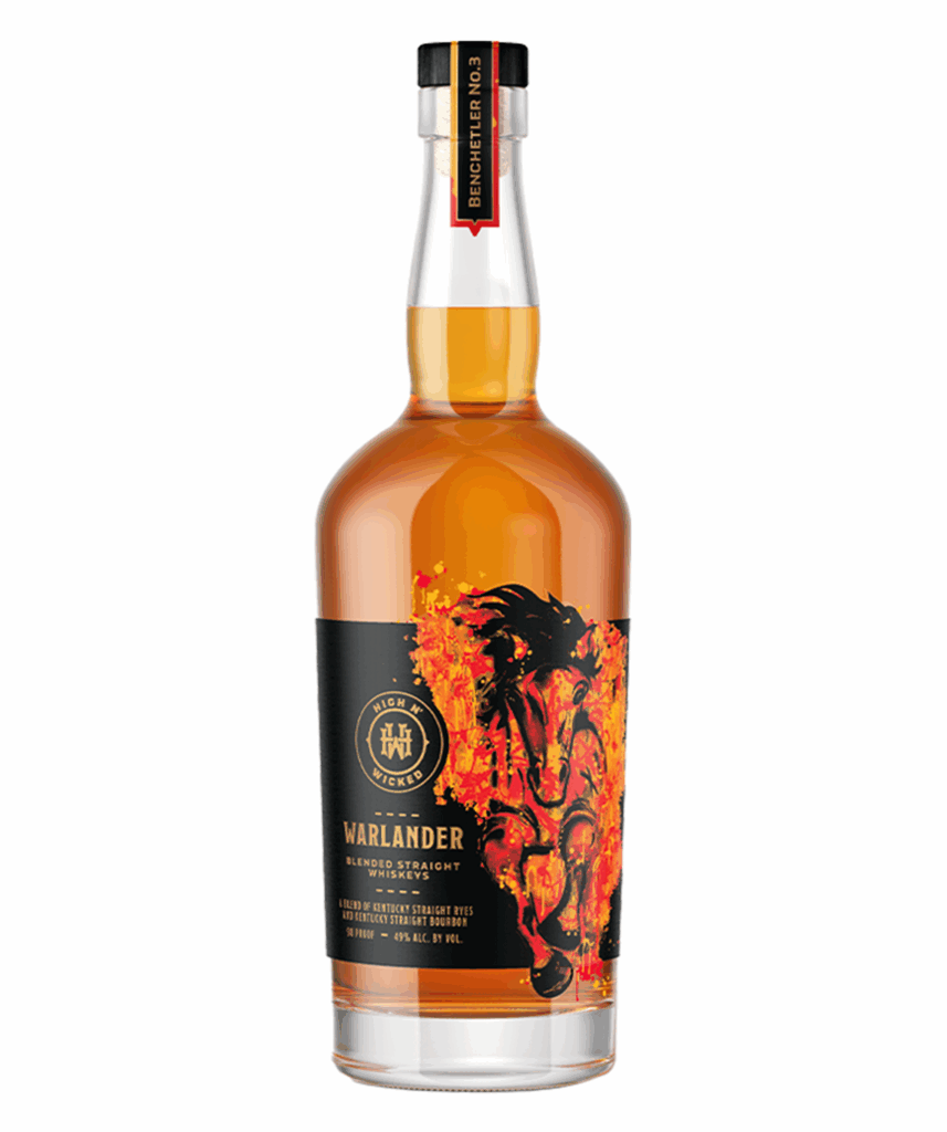 High N' Wicked Warlander Blended Straight Whiskey 750ml bottle