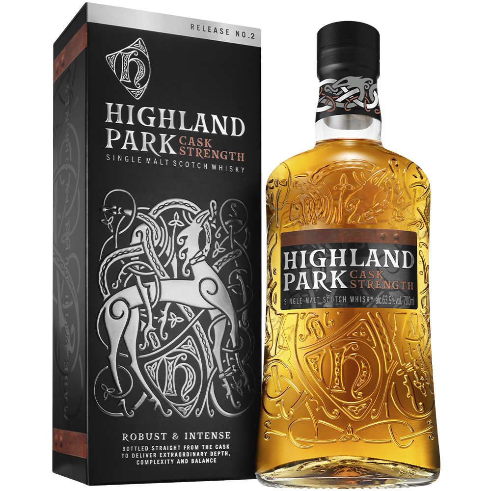 Highland Park Cask Strength Single Malt Scotch Release No.2 Robust and  Intense 750 ml