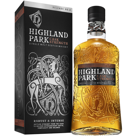Highland Park Cask Strength Single Malt Scotch Release No.2 Robust and  Intense 750 ml