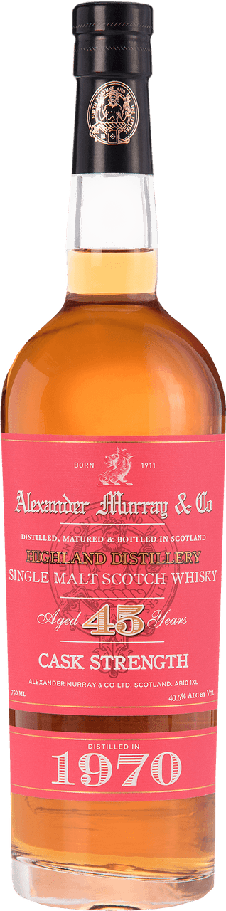 Alexander Murray & Co Highland Distillery Single Malt Scoth Whiskey Cask Strength 45 year 750 ml