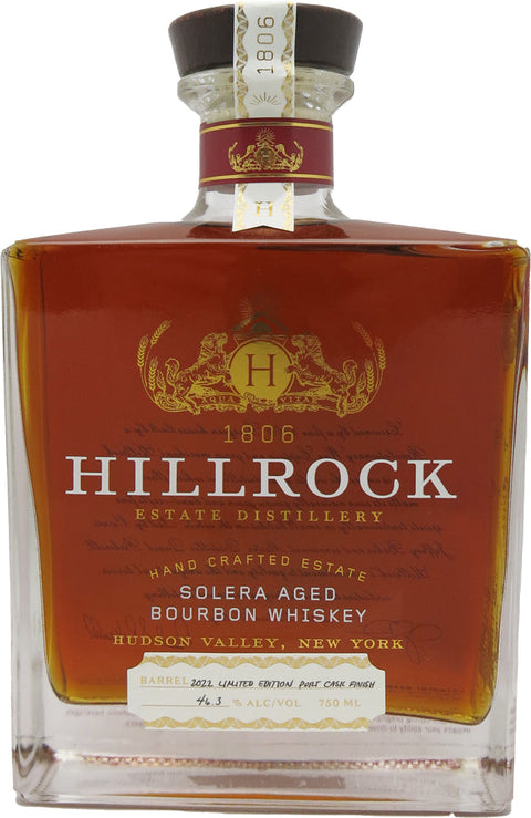 Hillrock Solera Aged Bourbon Whiskey Limited Edition Port Cask Finish 750 ml