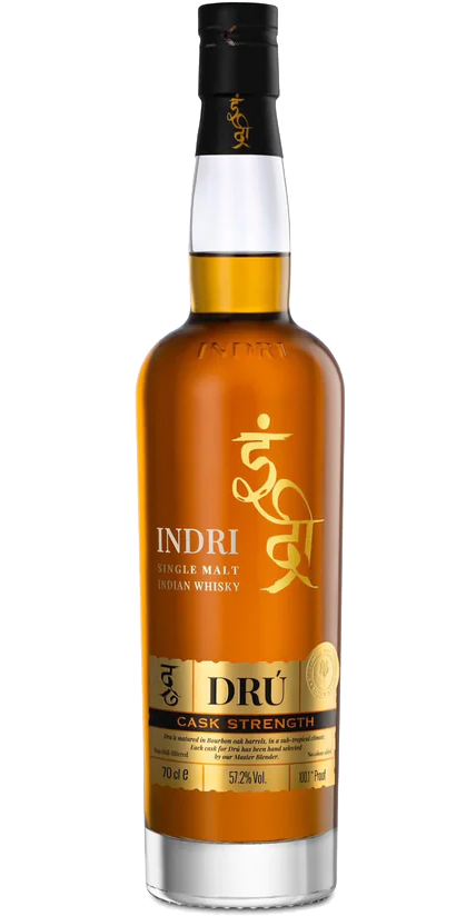 Indri DRU Cask Strength Indian Single Malt 750ml