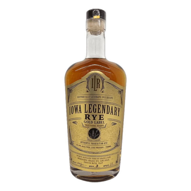 Iowa Legendary Gold Rye Whisky 750ml
