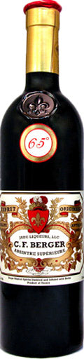 Jade C.F. Berger Absinthe Superieure 750ml bottle