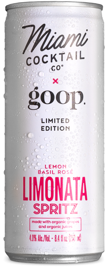 Miami Cocktail Co Limited Editon Lemon Basil Rose Limonata Spritz (4-cans) 250 ml