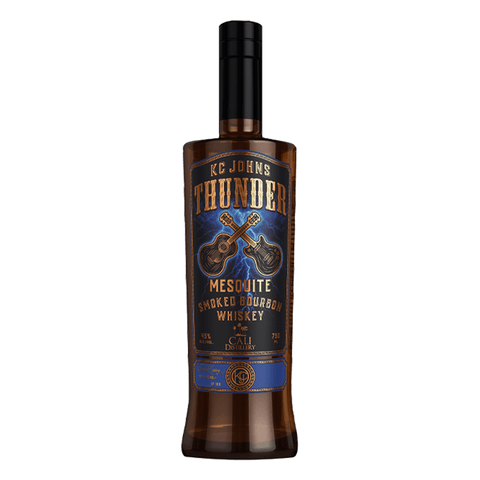 Cali Distillery KC Johns Thunder Bourbon Whiskey with Smoked Mesquite 750 ml