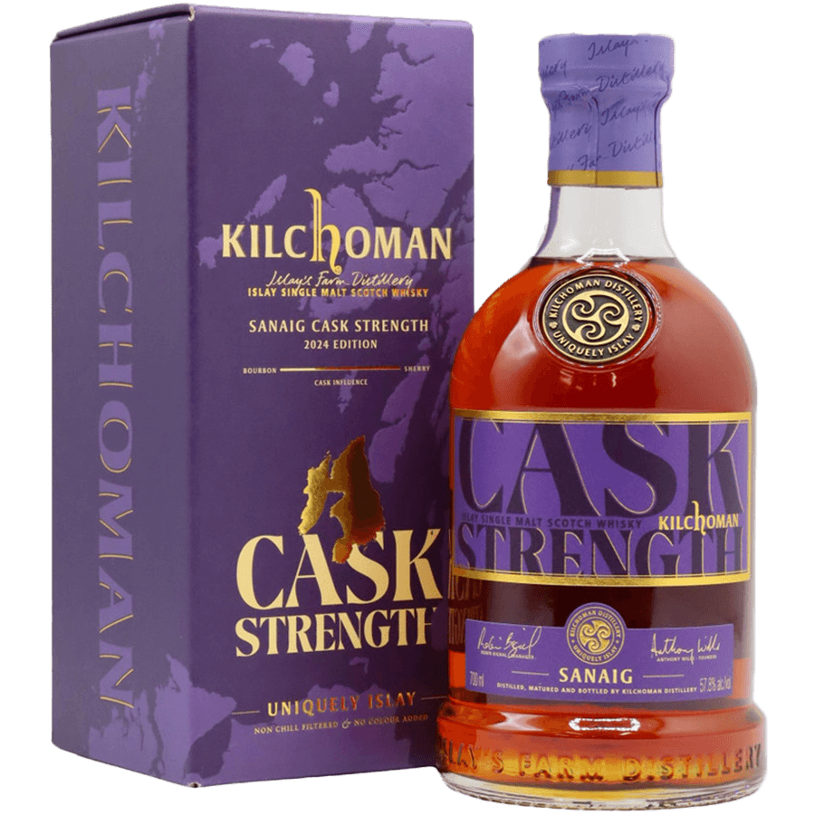 Kilchoman Sanaig Cask Strength 2024 Single Malt Scotch 700ml bottle