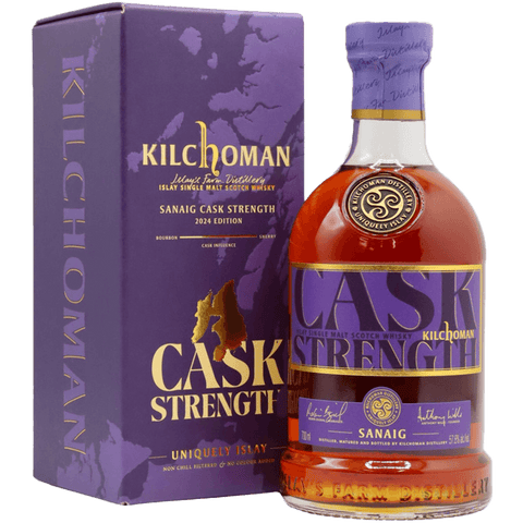Kilchoman Sanaig Cask Strength 2024 Single Malt Scotch 700ml bottle