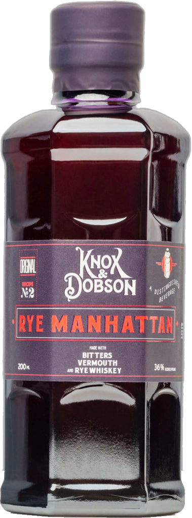 Knox and Dobson Rye Manhattan 200ml