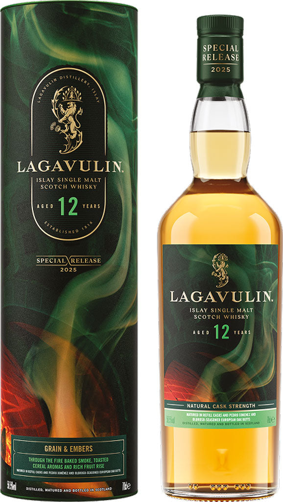 Lagavulin Grain & Embers Single Malt Scotch Whisky 12 year 750ml