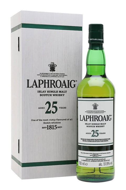 Laphroaig Islay Single Malt Scotch Whiskey 25 year 750 ml