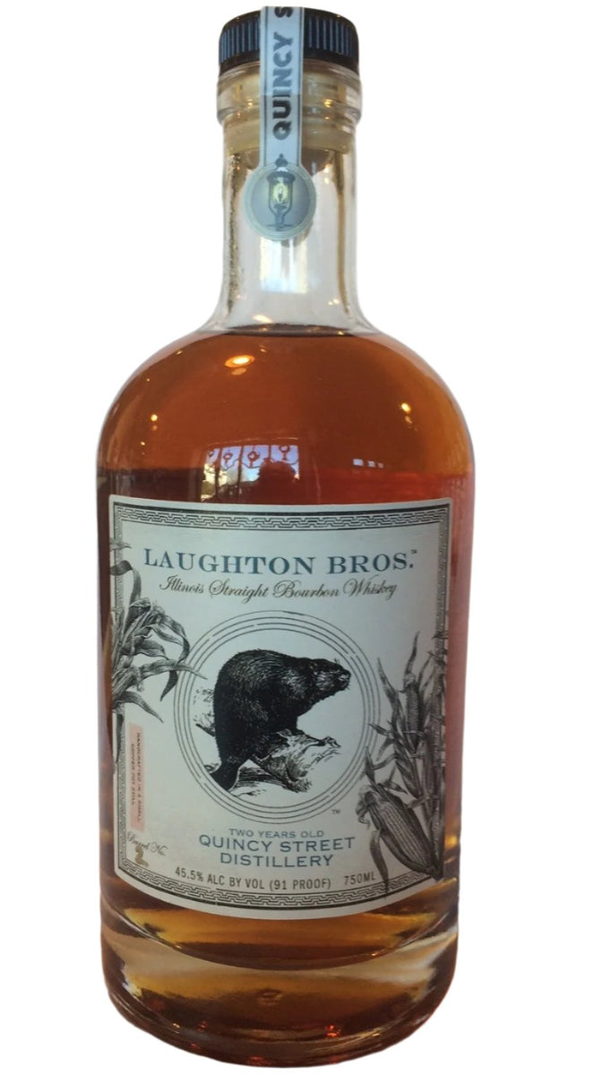 Quincy Street Distillery Laughton Bros. Bourbon 2-year-old 750ml bottle