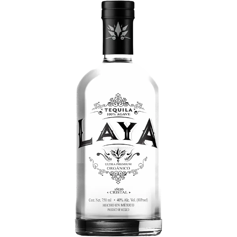 Laya Anejo Cristalino Tequila 750ml bottle