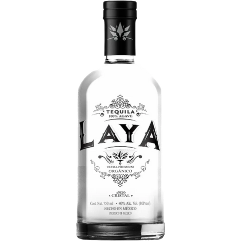 Laya Anejo Cristalino Tequila 750ml bottle