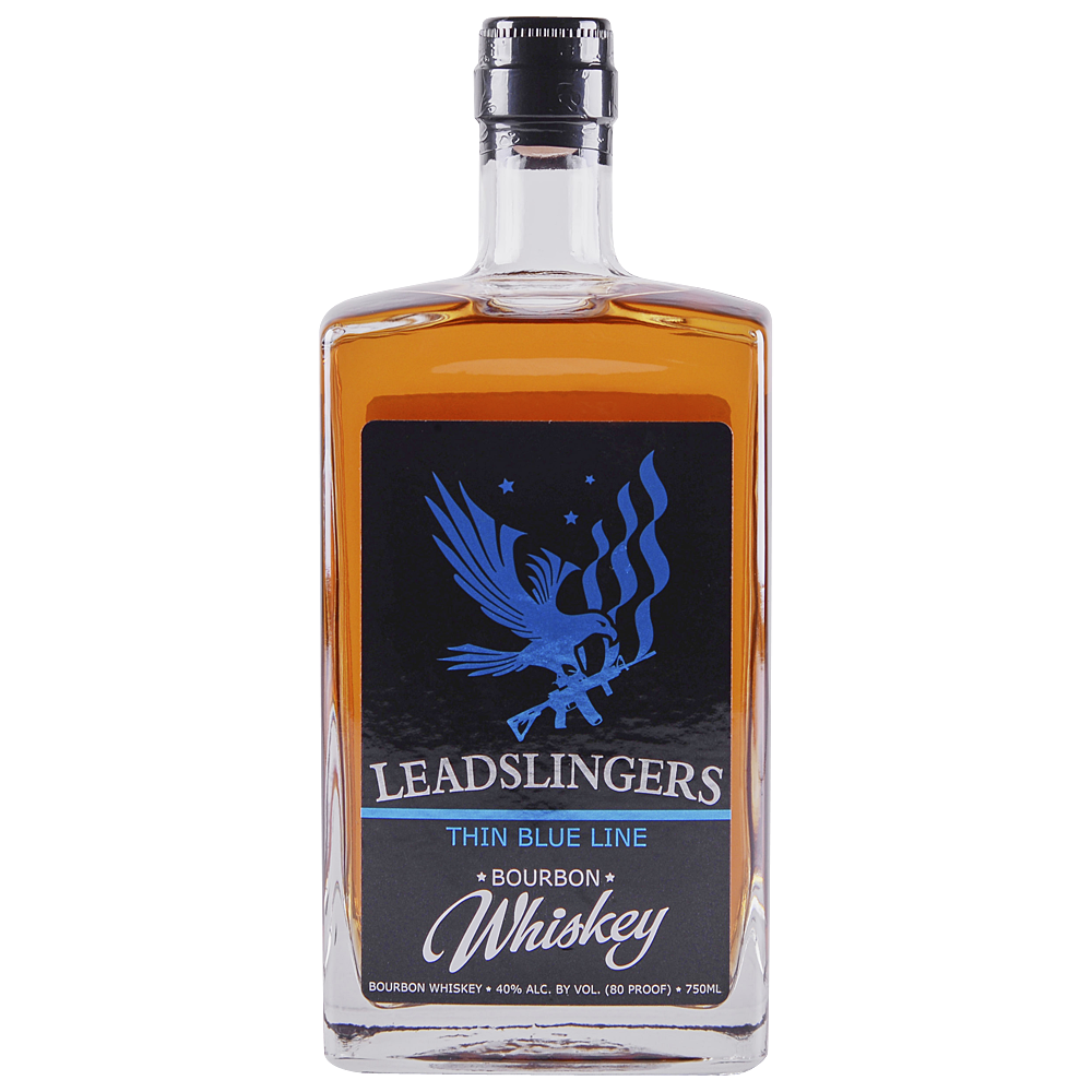 Leadslingers Thin Blue Line Bourbon Whiskey 750 ml