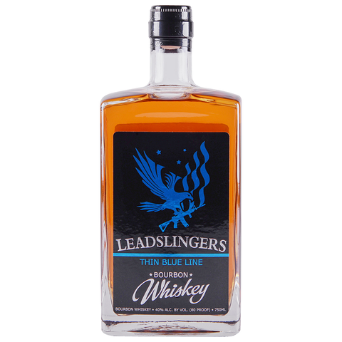 Leadslingers Thin Blue Line Bourbon Whiskey 750 ml