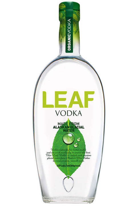 Leaf Alaskan Glacial Water Vodka (80 proof) 750 ml