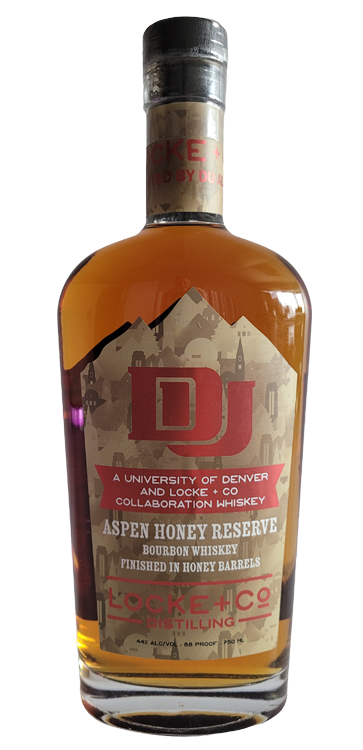 Locke + Co. Distilling DU Aspen Honey Reserve Bourbon 750ml bottle
