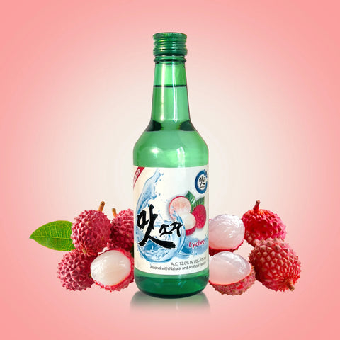 Maat Soju Lychee 375ml bottle