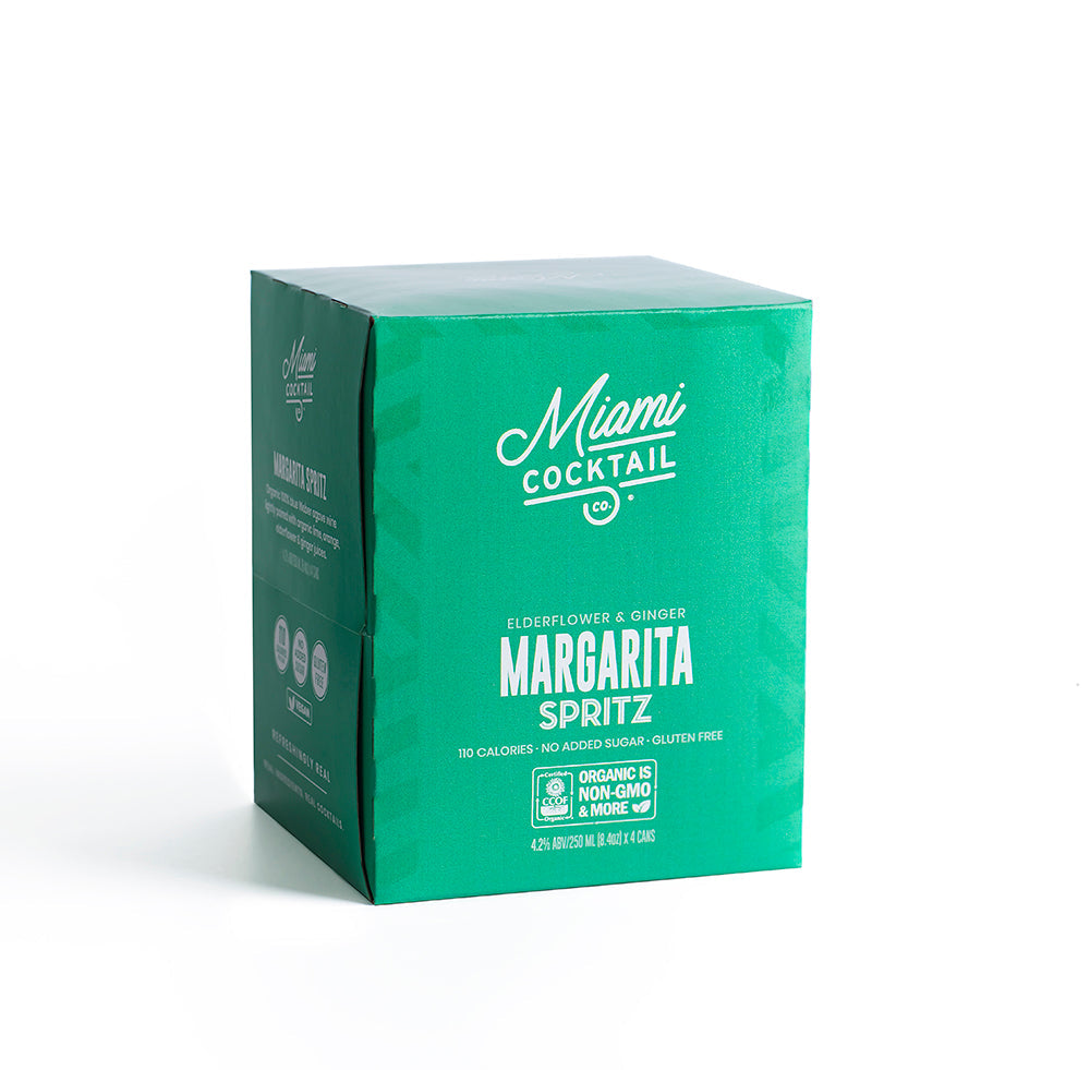Miami Cocktail Miami Cocktail Company Elderflower & Ginger Margarita Spritz 4 Pack 250 ml