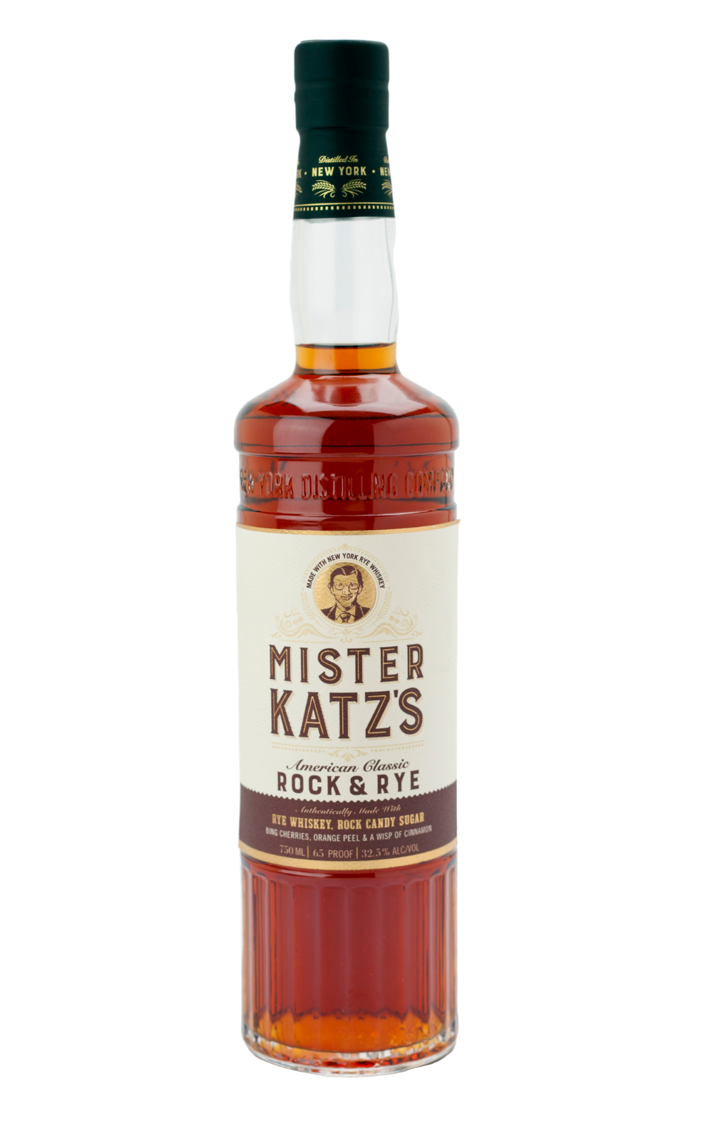 Ragtime Rye Wooden NYDC Etched Box with Dorothy Parker, Ragtime Rye and Mr. Katz Rock & Rye 600 ml