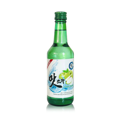 Maat Soju Green Apple 375ml bottle