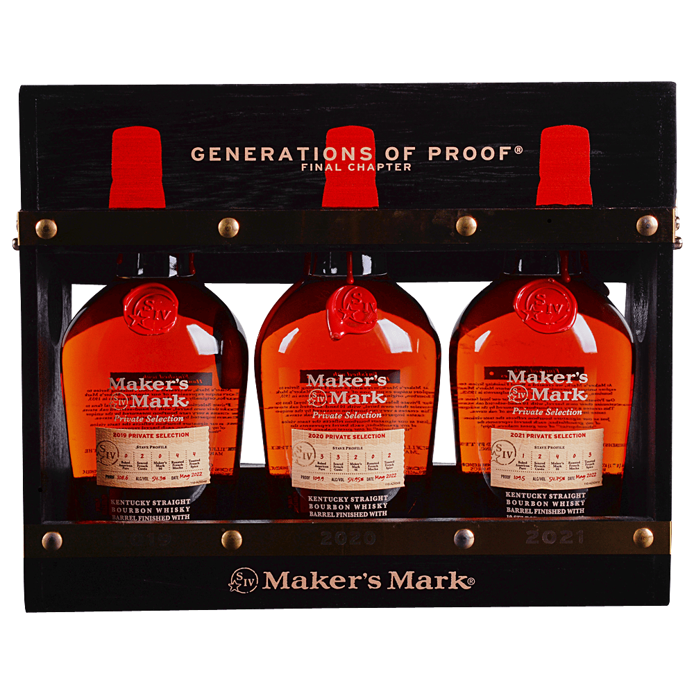Makers Mark Final Chapter 2019-2021 gift pack of 3 375 ml