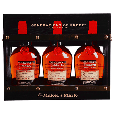 Makers Mark Final Chapter 2019-2021 gift pack of 3 375 ml