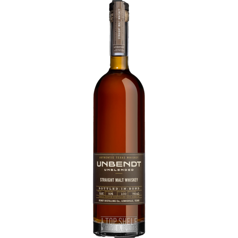 Unbendt Unblended Straight Malt Whiskey 750 ml