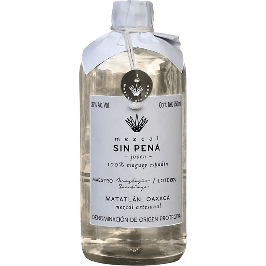 Sin Pena Joven Maguey Espadin Mezcal 750ml bottle