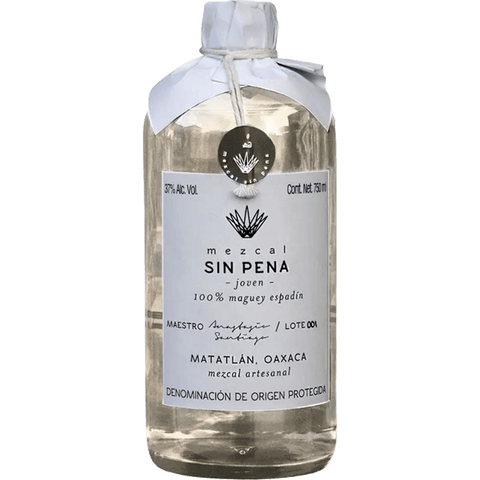 Sin Pena Joven Maguey Espadin Mezcal 750ml bottle