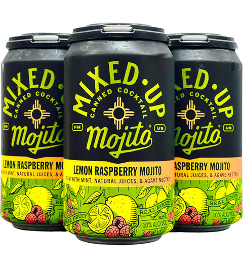 Mixed Up Lemon Raspberry Mojito (4 pack) 354ml