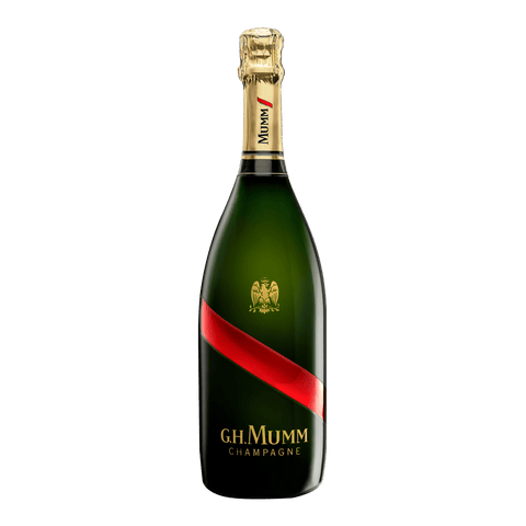 GH Mumm Grand Cordon Set Featuring Two of the Innovative New Glassware The Cloupe 750 ml