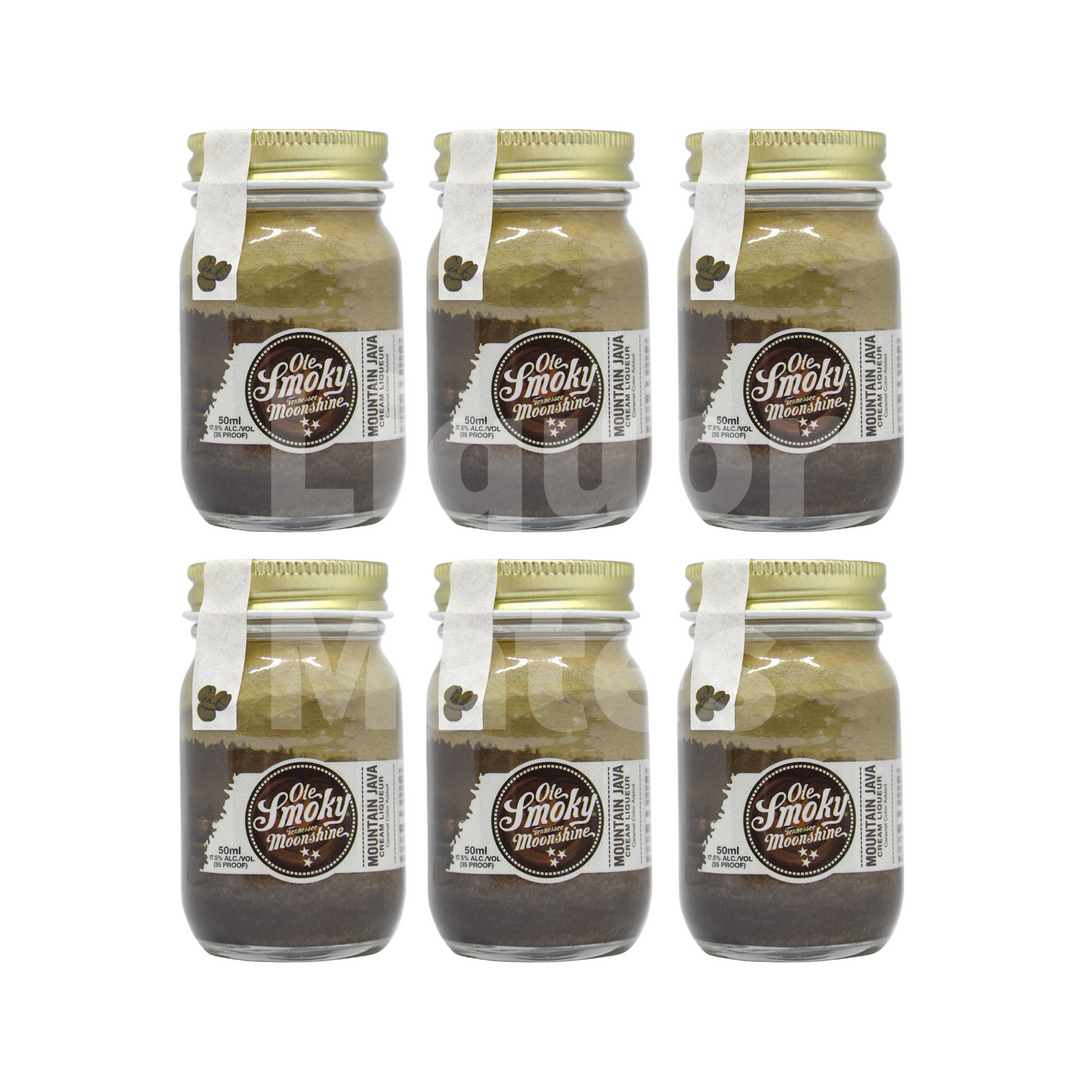 Ole Smoky Mountain Java Cream Moonshine (6 pack) 50 ml